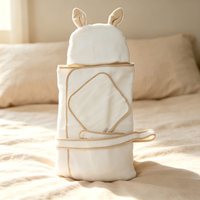 Serviette de bain à capuche pour bébé nouveau-né 100% bambou, couverture, peignoir avec chapeau, serviettes pour enfants
