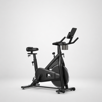 Vélo de spinning à résistance magnétique silencieuse Lingxi, entraînement cardio aérobie en intérieur, utilisation à domicile, capacité de 150 kg, amortissement des chocs