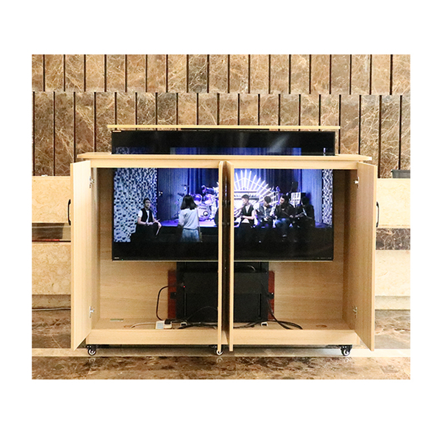 JG1030 Cold Rolled Steel Smart Motorized Electric TV Lift Cabinet Behind Bed Automated Mount up Down TV Lift Mechanism