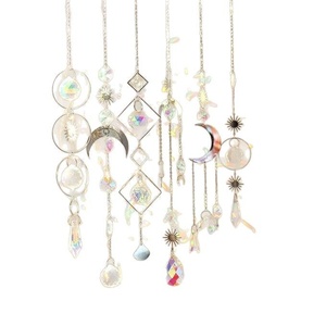 Decorazione da appendere per interni ed esterni, acchiappasole a campana a vento con luna, per matrimonio, compleanno, laurea, inaugurazione casa, SA003 - Product Image 5