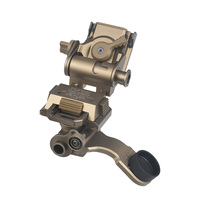 Support de montage rapide LAMBUL en métal L4G24 pour lunettes de vision nocturne PVS15 PVS18 GPNVG18 avec lumière IR, lunettes de vision nocturne, pont de bras, support de casque OPS
