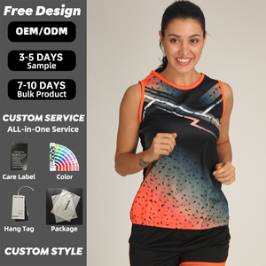Camiseta de Running Personalizada con Logotipo, Transpirable, de Malla, para Atletismo, Competición, Ligera, de Secado Rápido - Product Image 1