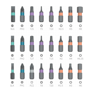 24 trong 1 từ nhôm Ratchet Screwdriver Set đa chức năng DIY hộ gia đình sửa chữa với tùy chỉnh OEM hỗ trợ - Product Image 4