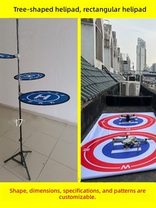 Plataforma de Aterrizaje Compatible para Drones, Tapete de Despegue Plegable y Resistente al Viento, Tamaños Personalizables: 3m, 4m, 5m, 6m - Product Image 5