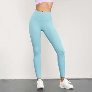 2025 Nuls Naked 7A, pantalones de Yoga antibacterianos para mujer, cintura alta, levantamiento de cadera, cierre de cintura elástica, pantalones deportivos para Fitness - Product Image 4