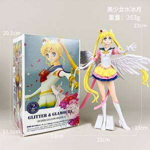 Nouvelle figurine de Sailor Moon, la Lune de Glace, transformable en baguette magique, modèle de poupée bidimensionnelle, ornement en boîte - Product Image 5
