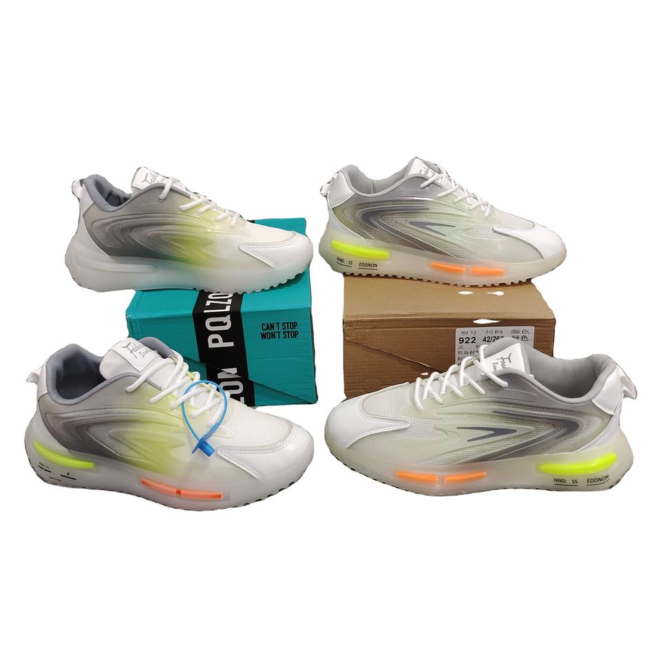 Men's Popcorn Soft Bottom Mesh Breathable Sneakers Outdoor Fashion Stock Lots Walking Casual Shoes