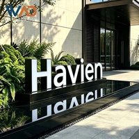 Letras Gigantes Personalizadas de Metal, Letras 3D Autoportantes para Jardín, Parque, Paisajismo, Oficina, Edificio, Escuela, Campus