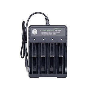 Cargador Inteligente <span class=keywords><strong>USB</strong></span> de 4 Ranuras, DC <span class=keywords><strong>5V</strong></span> <span class=keywords><strong>2A</strong></span>, para Baterías Recargables 18650, 10440, 14500, 14650 de Iones de Litio - Product Image 2