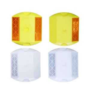 Led vỉa hè đánh dấu 3m phản xạ 3-m lớn lên năng lượng mặt trời không thấm nước màu vàng nhựa Mèo mắt đường Stud cho Philippines - Product Image 4