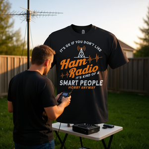 Camiseta de Radioaficionado para Uso Promocional, Ideal para Personas Inteligentes y Entusiastas de la Radio - Product Image 3