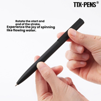 Stylo bille multifonctionnel de luxe rétractable en acier inoxydable, design sportif, 0,5 mm, idéal pour cadeaux promotionnels en gros de haute qualité