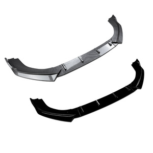 Amp-Z Front Lip Splitter Carbon Fiber Texture Matte Finish For Audi A7 S7 C7 2015-2018 - Product Image 5