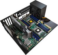 YQ YQ-0000 Open Air Frame EATX PC pour banc châssis boîtier support bricolage ordinateur de jeu ATX unité d'alimentation épaissie SPCC