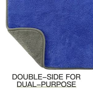 Premium Polyester Woven Square <b>Car</b> Detailing <b>Towels</b> Ultra-Soft Super Absorbent Quick-Dry - Product Image 4
