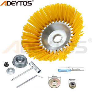 Durable Nylon Wire <b>Weeds</b> Brush Head Grass Trimmer Rust <b>Removal</b> Garden <b>Weed</b> Brush Cutter - Product Image 2