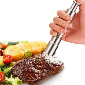 Moulin à poivre manuel portable en acier inoxydable, broyeur d'épices, de sel et de poivre pour l'assaisonnement en cuisine - Product Image 3