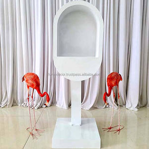 Cabina de teléfono de boda de cabeza pequeña personalizada FURUN, caja de estudio fotográfico para suministros de decoración para fiesta de boda - Product Image 5