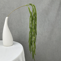 Plantes suspendues en gros « Larmes d'amoureux » style forêt, fleurs artificielles d'amarante pour plafond suspendu, décoration de mariage et de fête
