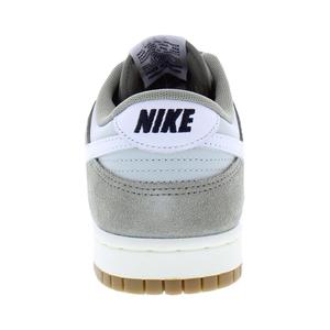 Scarpe stringate da uomo Dunk Low Retro, colori Light Silver, White, Army, comode per lo skateboard - Product Image 3