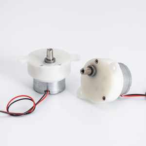 소형 3-9V DC 모터 장난감 저속 100RPM 5RPM 편심 샤프트 플라스틱 기어 영구 자석 디스플레이 스탠드 작은 팬 브러시 - Product Image 3