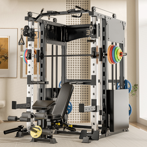 Ensemble d'équipements de fitness Smith Machine pour la <span class=keywords><strong>maison</strong></span>, équipement de musculation intégré, machine multifonction - Product Image 5