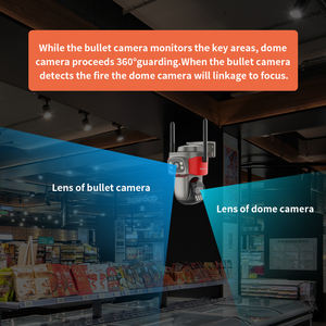 Vstarcam מצלמת אבטחה כפולה ptz 2.4g מערכת מעקב אלחוטית wifi עם גלאי עשן זיהוי אש - Product Image 2