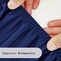 Housse de table rectangulaire élégante en spandex extensible pour cérémonie de mariage et réception, sans plis, écologique et personnalisable