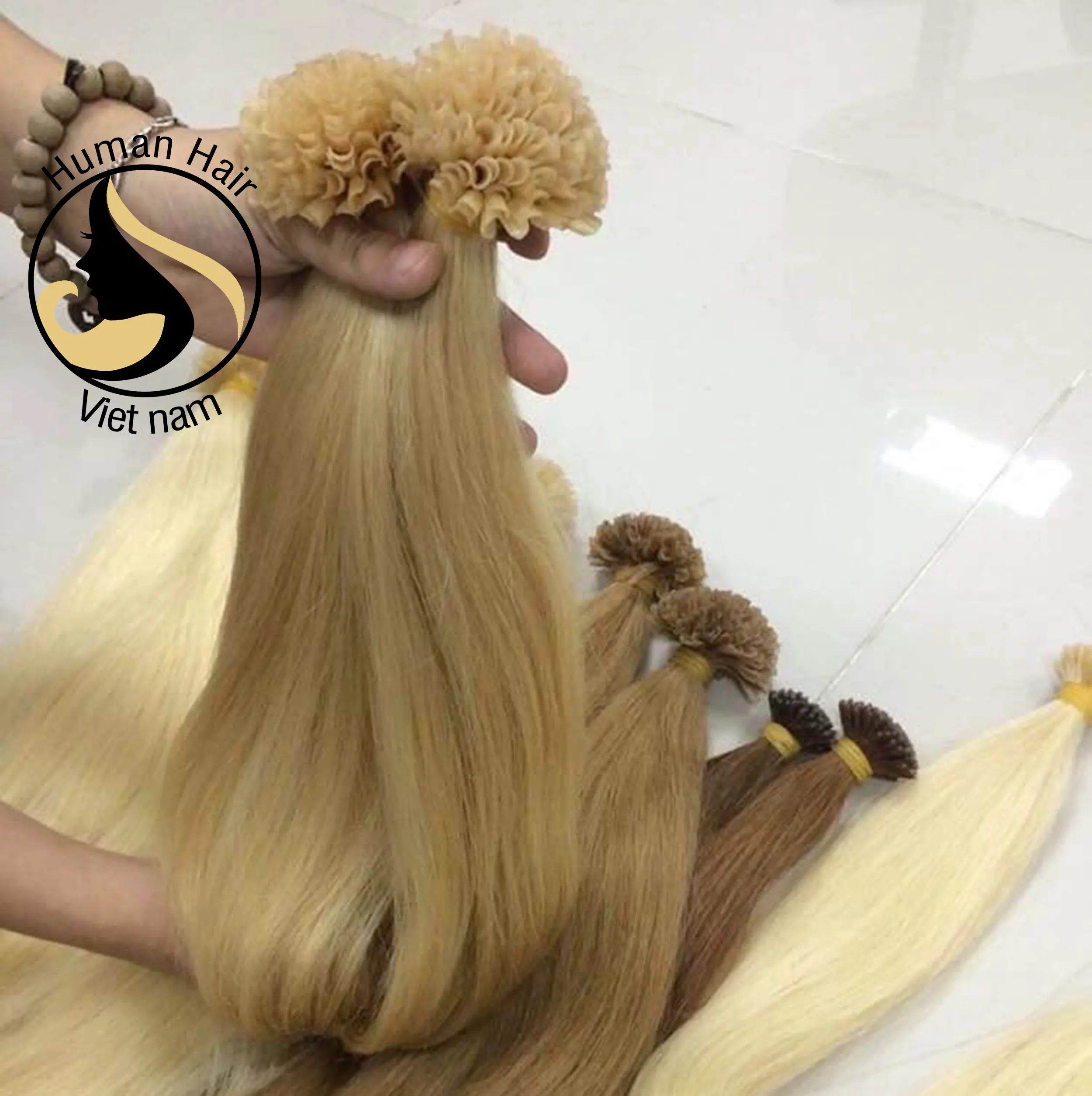 High Quality Hair Extention 100% Keratin Pre Bonded Double Drawn U Tip Human Hair Extension Vietnamese Hair Straight Double Weft