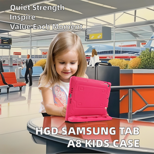 เคสแท็บเล็ต HGD สำหรับ Samsung Tab A8 2021 รุ่น Defender Secure Grip พร้อมกรอบกันน้ำ ที่วางพับได้ สายสะพายไหล่ สำหรับเด็ก - Product Image 6