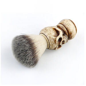 Brocha de Afeitar de Diseño Vintage con Forma de <span class=keywords><strong>Calavera</strong></span>, Cómoda para Barbería, para Barba, Espuma Facial, Afeitado Limpio - Product Image 2