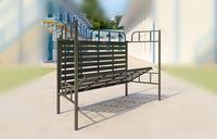 Mobilier scolaire dortoir double lit superposé pliant en métal pour étudiant