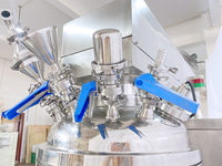 Machine d'émulsification homogénéisante sous vide Réservoir de production de ketchup de tomate Machine de fabrication de sauce salade mayonnaise fromage