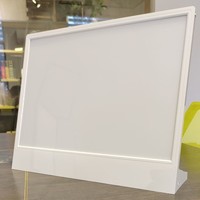 Boîte à lumière LED sans fil rechargeable A3/A4, cadre en alliage d'aluminium, 2000 lumens - Panneaux de menus de table pour restaurants, cafés, services de restauration
