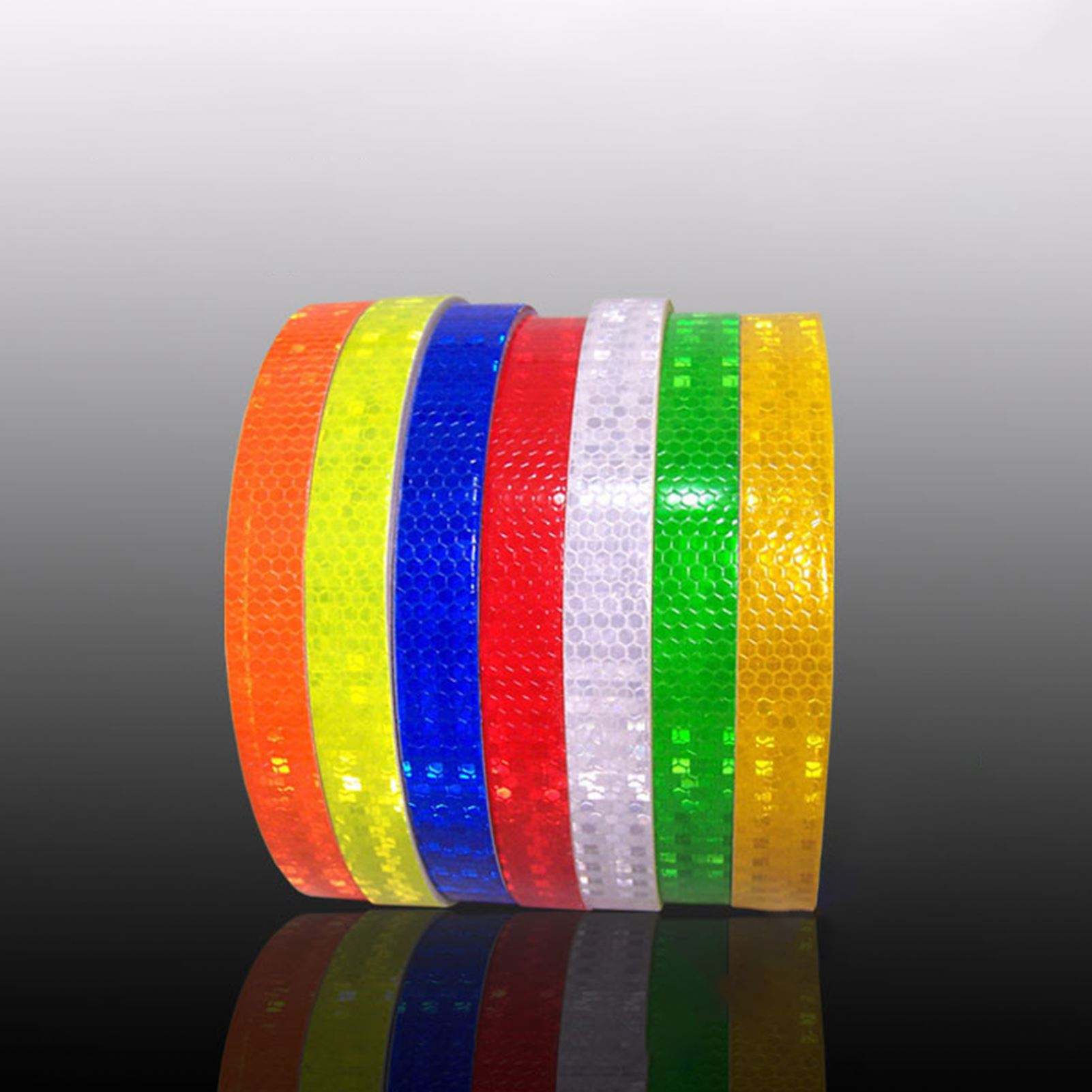 1PC Meter Car Styling Reflective Stripe Tape Motorcycle Bike Body Rim  Wheel Stripe Tape Stickers Decorative Blue/Red/Yellow
