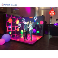 Mur vidéo LED d'arrière-plan 3D de location intérieure 7680Hz 8K P2.6 2.6Mm pour studio de tournage de production virtuelle