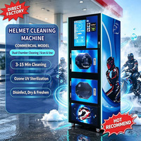 Machine de nettoyage de casques de moto, station de lavage automatique en libre-service à monnayeur pour concessionnaires, locations et ateliers