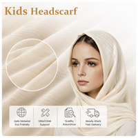 Foulard pour enfants en tissu jacquard polyester chiffon fil argenté B9, élégant, fluide, infroissable et respirant