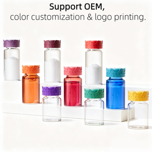 Glas + TPU Crown Top Behälter Peptidflasche für 3ml-15ml Flaschen Großhandel OEM Hohe Qualität für Trockenmaterialverpackung - Product Image 4