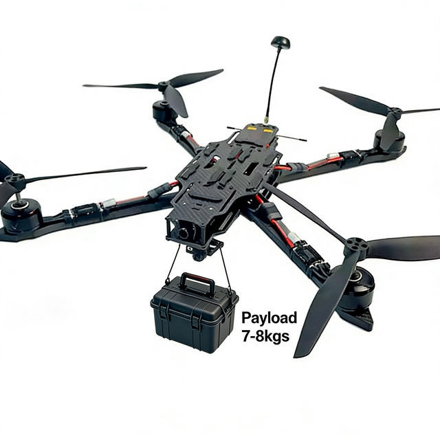 OEM Payload Agriculture Supported Unmanned Aerial Vehicle Heavy Quadcopter for Cargo Transport UAV