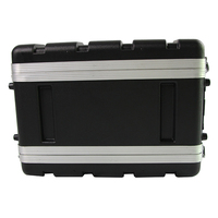 Flight case robuste en ABS personnalisé pour équipement audio et éclairage, idéal pour le transport sur route
