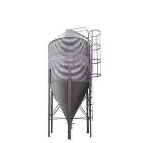 Venda de silos móveis de cimento de alta qualidade com grande capacidade para armazenamento ao ar livre de silos galvanizados de grãos
