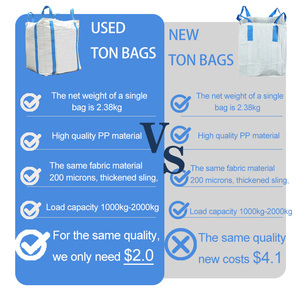 Bolsas personalizables de 1500kg de toneladas, supersacos, bolsas FIBC para mineral, dolomita, piedra caliza, bolsas tejidas de PP a granel para pellets de madera - Product Image 4
