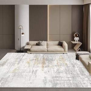 Alfombra abstracta de estilo italiano, rectangular, imitación de cachemira, decoración plegable para el hogar, para sala de estar, dormitorio, minimalista moderno - Product Image 1