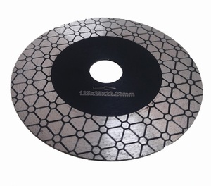 Hiệu quả cao công nghiệp OEM 5 inch tổ ong Kim Cương lưỡi cưa ướt/khô sử dụng Turbo đá <span class=keywords><strong>Granite</strong></span> đá cẩm thạch cắt đĩa - Product Image 1