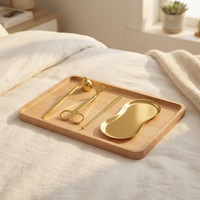Weihnachtliches DIY-Duftkerzen-Set (klein) – Dreiteiliges Set im japanisch-koreanischen Stil mit augenförmigen/ovalen Schalen, inklusive Kerze