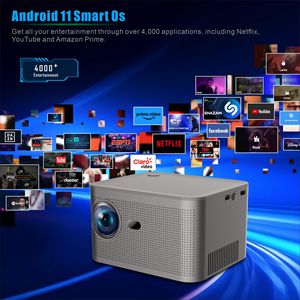 Wholesale HY350 Mini <strong>Smart</strong> <strong>Projector</strong> 350ANSI 1080P <strong>LED</strong> 4K Video Google App Android 11 BT5.0 for Home Theater Android <strong>Projector</strong> - Product Image 5