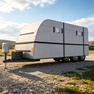 Housse de caravane tout temps en tissu Oxford imperméable 400D, coupe-vent, protection intégrale contre les UV à 99%, couleur personnalisable - Product Image 5