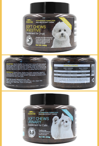 Complément alimentaire et multivitamines personnalisables sous marque privée pour animaux de compagnie – Friandises molles protéinées pour la santé et les allergies – Probiotiques pour chiens - Product Image 5