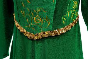 Nuevo Vestido de <span class=keywords><strong>Princesa</strong></span> <span class=keywords><strong>Fiona</strong></span> Verde con Bordado para Niñas, Disfraz de Carnaval, Halloween, Anime, Fiesta de Cumpleaños, Monstruo para Cosplay, Capa - Product Image 4